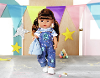 Baby born deluxe jeanstuinbroek set 43 cm