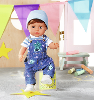 Baby born deluxe jeanstuinbroek set 43 cm