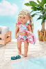 Baby born holiday deluxe bikini set 43 cm