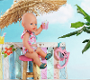 Baby born holiday deluxe bikini set 43 cm