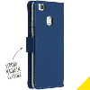 Blauwe wallet tpu booklet voor de huawei p9 lite