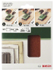 Bosch accessories 2609256b17 oscillerend schuurpapier ongeperforeerd korrelgrootte 240 l x b 140 mm x 115 mm 10 stuks