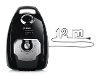 Bosch haushalt bgl8334 perfectionist prosilence 59 stofzuiger met zak energielabel a zwart