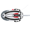 Bosch haushalt easycomfort tds6040 stoomstrijkstation 2400 w wit donkergrijs rood