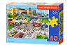 Castorland legpuzzel city rush 60 stukjes