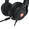 Cherry ja 2200 2 on ear headset gamen kabel 7 1 surround zwart microfoon uitschakelbaar mute volumeregeling vouwbaar