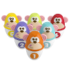 Chicco bowlingset monkey strike 7 delig