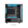 Chieftec az 01b op mini tower pc behuizing zwart
