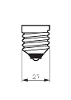 Classic ledbulb 8w 827 2700k