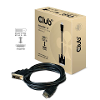 Club3d dvi hdmi adapterkabel dvi d 24 1 polige stekker hdmi a stekker 2 00 m zwart cac 1210 vlambestendig dvi kabel