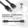 Displayport 1 4 hbr3 extension cable 8k60hz m f 2m