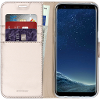 Gouden wallet tpu booklet voor de samsung galaxy s8 plus
