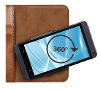 Hama smart move l booklet geschikt voor max smartphone 11 4 cm 4 5 universal bruin
