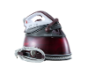 Hoover ironvision 2500w 2l keramische zoolplaat bordeaux rood transparant wit