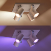 Hue plafondspot 50624 48 p7 argenta gu10 28 w rgbw