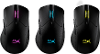 Hyperx pulsefire dart wireless gaming muis draadloos radiografisch kabelgebonden optisch zwart 6 toetsen 16000 dpi verlicht