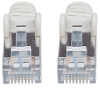 Intellinet 317245 rj45 netwerk aansluitkabel cat 6a s ftp 5 m grijs folie afscherming afscherming gevlochten halogeenvrij