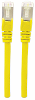 Intellinet 740708 rj45 netwerkkabel patchkabel cat 6a s ftp 1 00 m geel folie afscherming afscherming gevlochten afgeschermd halogeenvrij 1 stuk s