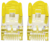 Intellinet 740746 rj45 netwerk aansluitkabel cat 6a s ftp 10 m geel folie afscherming afscherming gevlochten afgeschermd geschikt voor hdmi halogeenvrij