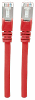 Intellinet 741231 rj45 netwerk aansluitkabel cat 6a s ftp 30 m rood folie afscherming afscherming gevlochten afgeschermd geschikt voor hdmi halogeenvrij