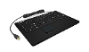 Keysonic ksk 5230 in us usb toetsenbord qwerty us engels windows zwart siliconemembraan waterdicht ipx7 gea ntegreerd touchpad muisknoppen
