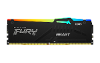 Kingston fury beast rgb werkgeheugenset voor pc ddr5 64 gb 2 x 32 gb non ecc 5600 mhz 288 pins dimm cl40 kf556c40bbak2 64
