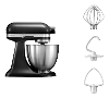 Kitchenaid artisan mini mixer keukenmixer 5ksm3311 mat zwart