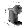 Krups nescafe dolce gusto genio s kp243b koffiecupmachine antraciet