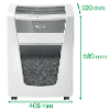 Leitz iq office pro p4 papierversnipperaar 15 vellen cross cut 4 x 40 mm p 4 30 l ook geschikt voor nietjes paperclips