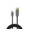 Lindy usb kabel usb 2 0 usb a stekker usb c stekker 3 00 m zwart 36888