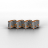 Lindy usb lock usb a poortslot set van 10 stuks blauw zonder sleutel