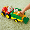 Little people duw rij tractor