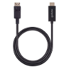 Manhattan 153201 displayport kabel displayport hdmi adapterkabel displayport stekker hdmi a stekker 1 80 m zwart