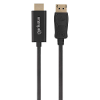 Manhattan 153201 displayport kabel displayport hdmi adapterkabel displayport stekker hdmi a stekker 1 80 m zwart