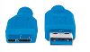 Manhattan usb 3 0 aansluitkabel 1x usb 3 0 stekker a 1x micro usb 3 0 b stekker 2 m blauw vergulde steekcontacten ul gecertificeerd