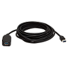 Manhattan usb 3 0 verlengkabel 1x usb 3 0 stekker a 1x usb 3 0 bus a 5 m zwart