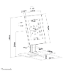 Neomounts ds15 650wh1 tabletstandaard universeel 24 6 cm 9 7 27 9 cm 11