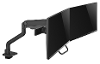 Neomounts ds75s 950bl2 monitor tafelbeugel 2 voudig 43 2 cm 17 68 6 cm 27 zwart kantelbaar roteerbaar zwenkbaar in hoogte verstelbaar
