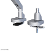 Neomounts fpma d750silver2 monitor tafelbeugel 1 voudig 25 4 cm 10 81 3 cm 32 zilver kantelbaar en zwenkbaar in hoogte verstelbaar roteerbaar