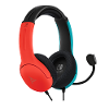 Pdp 500 162 eu blrd over ear headset gamen kabel stereo blauw rood gee loxeerd ruisonderdrukking microfoon noise cancelling microfoon uitschakelbaar mute