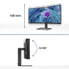Philips monitore 346e2cuae 00 led monitor energielabel f a g 86 4 cm 34 inch 3440 x 1440 pixel 21 9 4 ms hdmi displayport audio line out usb c usb a
