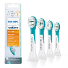 Philips sonicare sonicare for kids 4 opzetborstel voor elektrische tandenborstel 4 stuk s lichtgroen wit