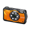 Ricoh wg 6 compact camera oranje