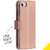 Rose gouden wallet tpu booklet voor de iphone 8 7 6 6s