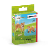 Shiba inu moeder en welp