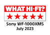 Sony wf 1000xm5 in ear headset bluetooth stereo zwart high resolution audio noise cancelling indicator voor batterijstatus headset inductie klankregeling