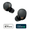 Sony wf 1000xm5 in ear headset bluetooth stereo zwart high resolution audio noise cancelling indicator voor batterijstatus headset inductie klankregeling