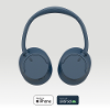 Sony wh ch720n over ear headset bluetooth stereo blauw ruisonderdrukking microfoon noise cancelling headset klankregeling volumeregeling zwenkbare