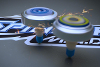 Spinner mad single shot starter pack blauw