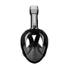 Sportx duikmasker full face zwart unisex maat l xl
